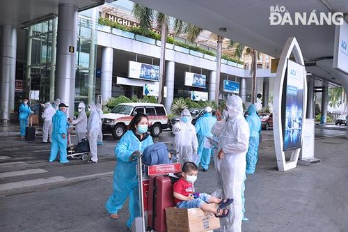 Chuyến bay đón người dân ở Thành phố Hồ Chí Minh đã về tới Đà Nẵng
