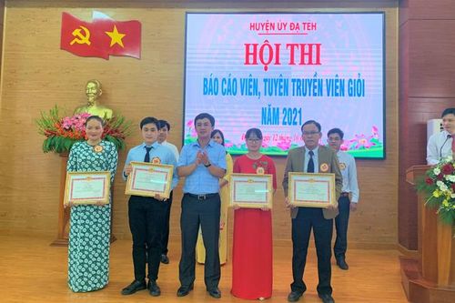 Đạ Tẻh: Tổ chức Hội thi báo cáo viên, tuyên truyền viên giỏi năm 2021