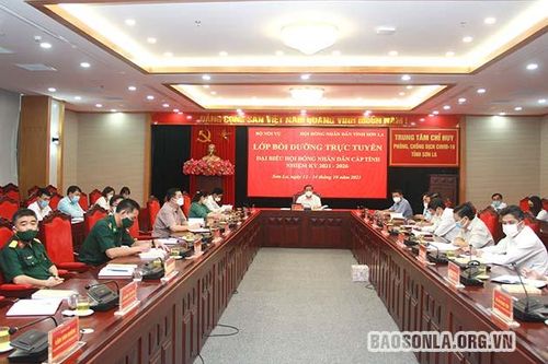 Khai mạc lớp bồi dưỡng trực tuyến đại biểu HĐND cấp tỉnh nhiệm kỳ 2021-2026