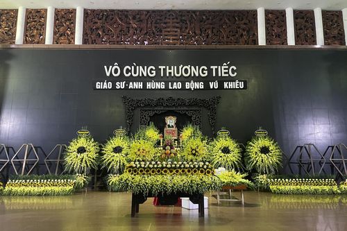 Giáo sư, Anh hùng Lao động Vũ Khiêu về với đất mẹ!