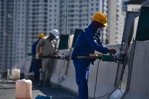 Sắp hoàn thành lối lên xuống của đường trên cao hơn 5.300 tỷ
