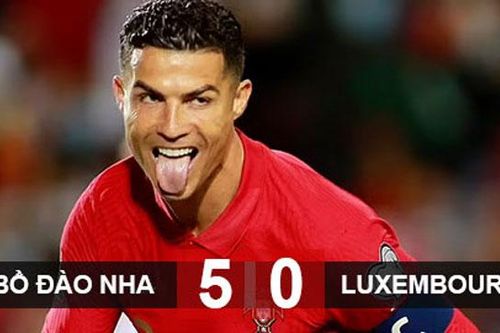 Ronaldo lập hat-trick, Bồ Đào Nha hủy diệt Luxembourg