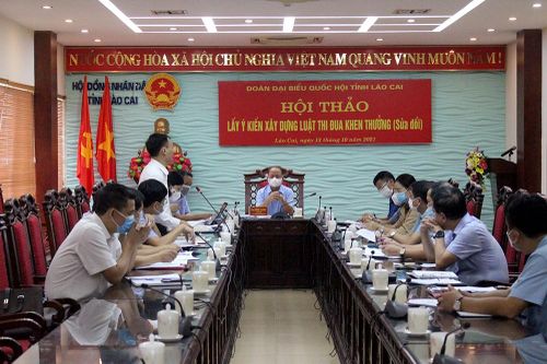 Hội thảo lấy ý kiến tham gia xây dựng dự án Luật Thi đua, khen thưởng (sửa đổi)