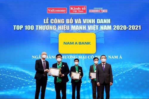 Nam A Bank – 'Thương hiệu mạnh Việt Nam' 6 lần liên tiếp