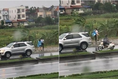 Clip: Cặp đôi đứng cãi nhau trong mưa, đoạn kết khiến dân tình 'cười bò', cô gái được 'khen nức nở'
