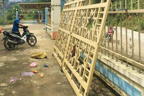 Cổng trường đổ làm 1 trẻ mầm non tử vong