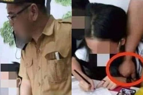 Thầy giáo ngang nhiên luồn tay vào trong áo nữ sinh tại lớp học, lời giải thích còn gây phẫn nộ hơn