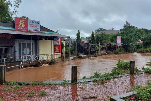 Gia Lai: Mưa lớn gây ngập lụt nhiều nơi
