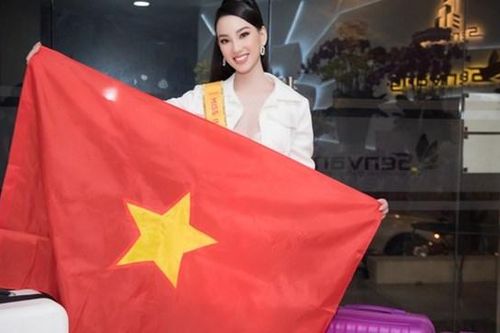 Trần Hoàng Ái Nhi lên đường tham dự Hoa hậu Liên lục địa 2021