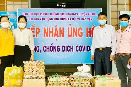 Gia Lai tiếp tục nhận ủng hộ cho công tác phòng-chống dịch Covid-19