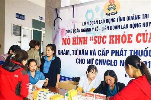 Chăm sóc sức khỏe sinh sản cho nữ công nhân, viên chức, lao động
