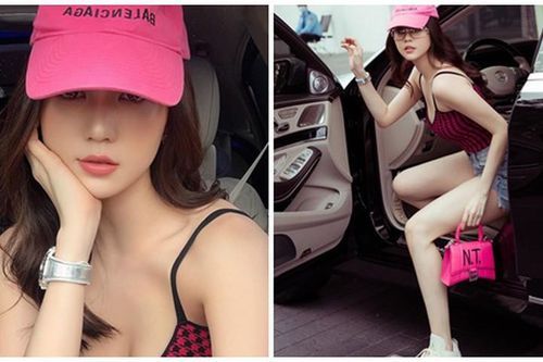 Ngọc Trinh khoe dáng nuột bên xe sang hậu ồn ào mua gương nhái