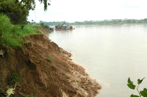 Phù Ninh: Sạt lở 350m bờ vở hữu sông Lô