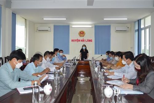 Ban Văn hóa xã hội HĐND tỉnh làm việc với UBND huyện Hải Lăng