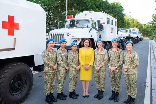 Nữ Đại sứ Australia đánh giá cao vai trò của nữ quân nhân Cục Gìn giữ Hòa bình Việt Nam