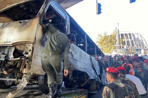 Đánh bom tại thủ đô của Syria khiến ít nhất 13 quân nhân thiệt mạng