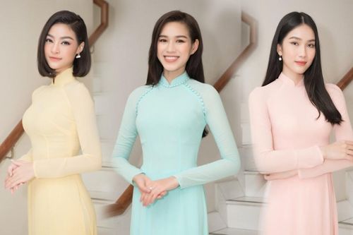 Đỗ Hà - Phương Anh - Kiều Loan diện áo dài nền nã tặng quà cho tuyến đầu chống dịch ngày 20/10