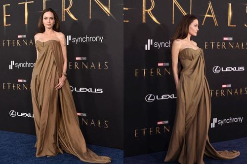 Angelina Jolie viral khắp mạng xã hội bởi trang phục thảm đỏ & tạp chí