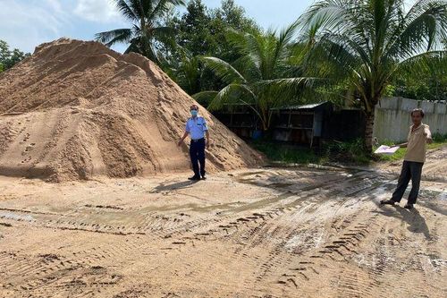 Bình Thuận: Tổng kiểm tra 56 bãi tập kết và điểm kinh doanh vật liệu xây dựng trên địa bàn huyện Đức Linh