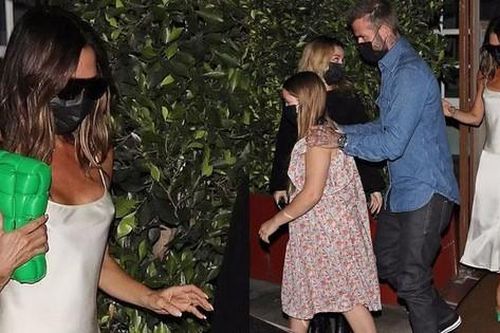 Victoria Beckham 'thả rông' hẹn hò chồng và con gái rượu