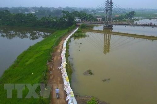 Hà Nội rút báo động lũ cấp 1 tại Yên Duyệt (Chương Mỹ)