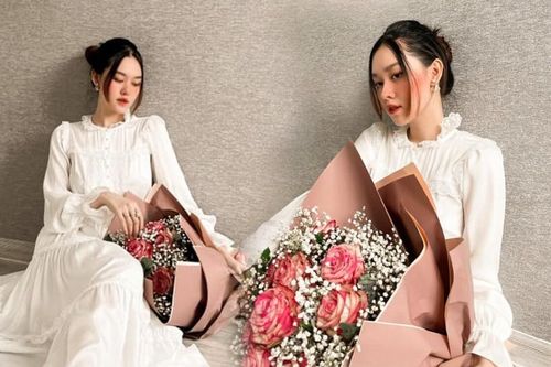 'Best face' Tường San được nửa kia tặng hoa nhưng vẫn quyết giấu kín danh tính ông xã