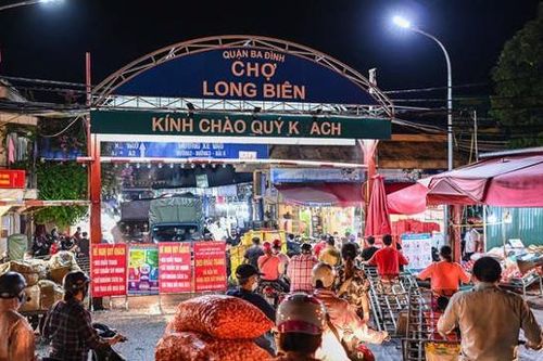 Chợ Long Biên chính thức hoạt động trở lại từ 0 giờ ngày 21/10