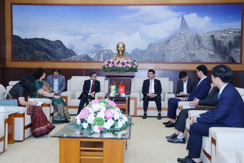 Bí thư Tỉnh ủy Đặng Xuân Phong tiếp đoàn Đại sứ quán Ấn Độ tại Việt Nam