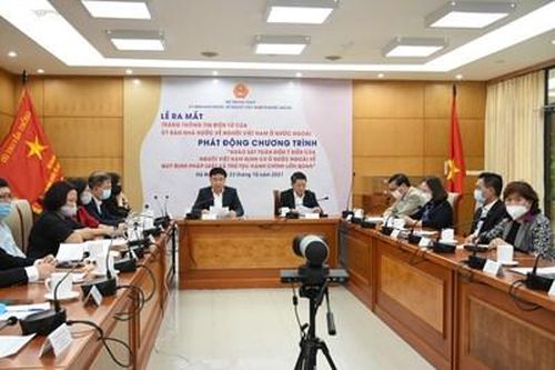 Ra mắt trang thông tin điện tử của Ủy ban Nhà nước về người Việt Nam ở nước ngoài