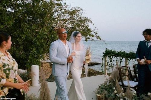 Sao 'Fast & Furious' dắt tay con gái cố tài tử Paul Walker vào lễ đường