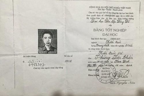 Viện trưởng Quy hoạch xây dựng Thái Bình không có tên trong danh sách tốt nghiệp ĐH Đông Đô
