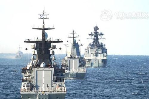 Tập trận chung trên biển, Nga - Trung cảnh báo gì với Mỹ?