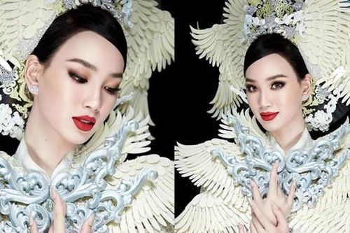 Dù không được hải quan Ai Cập trả đồ, Ái Nhi vẫn tỏa sáng khi diễn trang phục dân tộc
