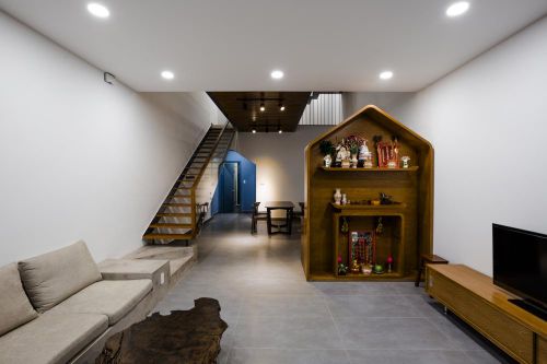 Nhà 100m2 nhiều góc thư giãn cho người thích sáng tạo