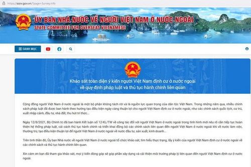Ra mắt trang thông tin về người Việt Nam ở nước ngoài