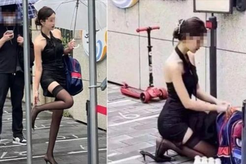 Ăn mặc 'gợi cảm' đi đón con ở trường mẫu giáo, bà mẹ trẻ đẹp gây nhiều tranh cãi