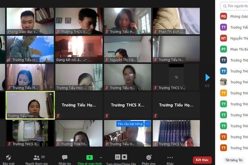 Lâm Thao: Gần 800 cán bộ, giáo viên tham gia tập huấn trực tuyến sử dụng phần mềm K12Online