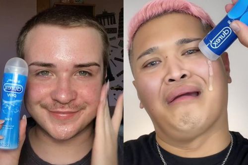 Tai hại từ trào lưu trang điểm bằng gel bôi trơn trên TikTok