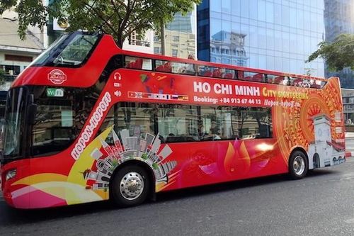Du lịch bằng xe buýt 2 tầng ở TP Hồ Chí Minh chính thức hoạt động lại