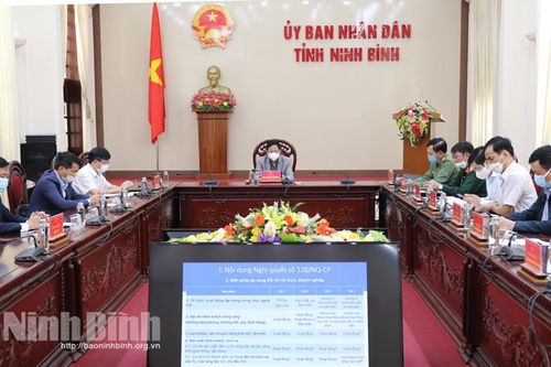 Hội nghị trực tuyến đánh giá việc thực hiện Nghị quyết 128 về 'Thích ứng an toàn, linh hoạt, kiểm soát hiệu quả với dịch COVID-19 '