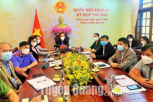 Quốc hội tiếp tục thảo luận trực tuyến