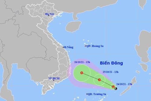 Xuất hiện vùng áp thấp trên Biển Đông, khả năng mạnh lên