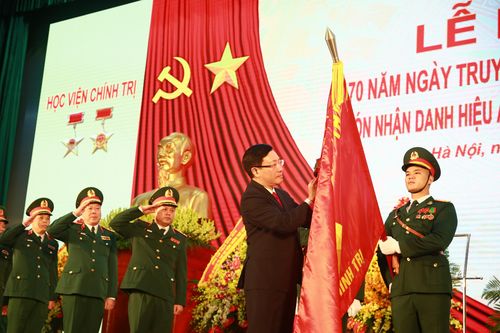 Học viện Chính trị, Bộ Quốc phòng, đón nhận danh hiệu 'Anh hùng LLVT nhân dân'