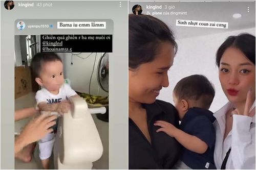 Linh Ngọc Đàm cùng bạn trai bất ngờ nhận 'con nuôi'