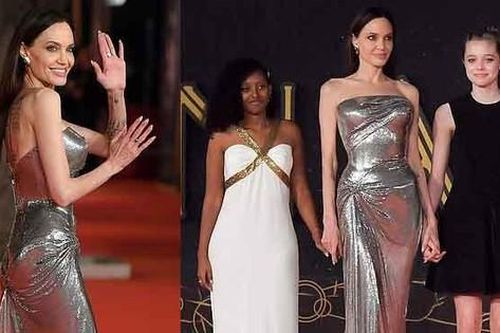 Angelina Jolie mặc bó sát, dáng đẹp như tạc tượng gây ngưỡng mộ