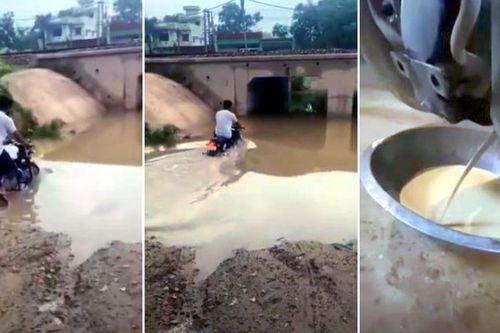 Màn chơi trội của dân chơi mô tô khiến dầu máy lẫn đầy bùn bẩn
