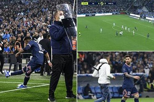 Messi bị truy đuổi trong trận cầu hỗn loạn giữa PSG và Marseille
