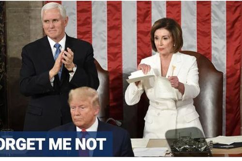 Bà Pelosi không nhớ tên ông Trump