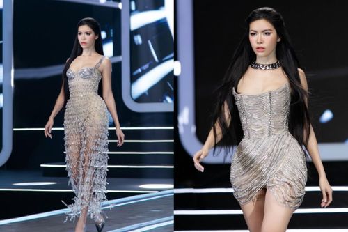 Minh Tú đẹp như Vệ Nữ, catwalk tưng bừng sau thời gian giãn cách