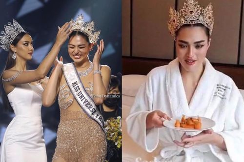 Miss Universe Thái Lan 2021 ăn uống thả phanh sau chung kết bất chấp xì xào về vóc dáng